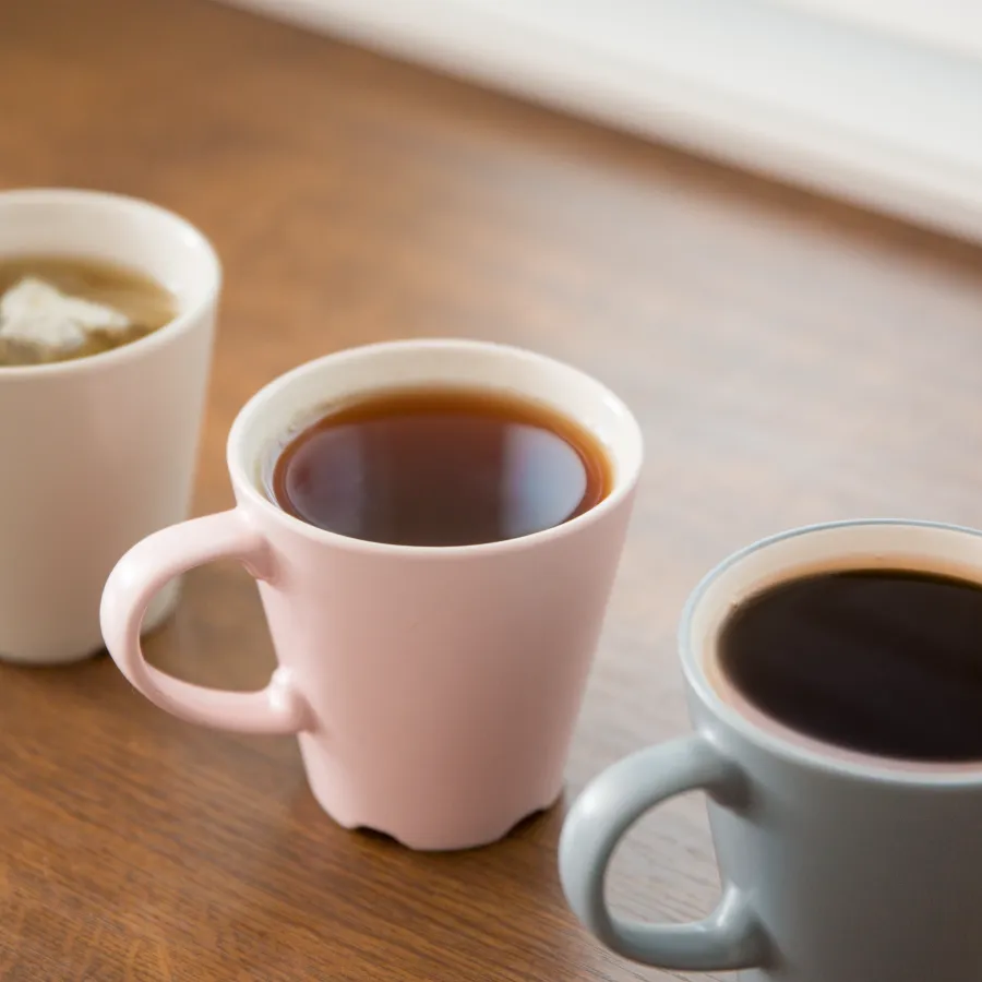 black coffee served in cups